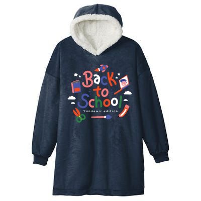 Back To School Pandemic Edition Hooded Wearable Blanket