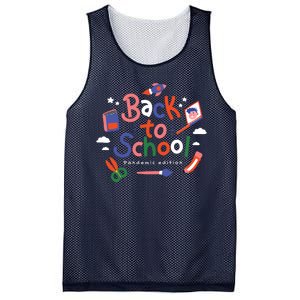 Back To School Pandemic Edition Mesh Reversible Basketball Jersey Tank