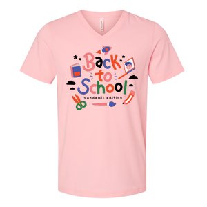 Back To School Pandemic Edition V-Neck T-Shirt