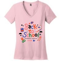 Back To School Pandemic Edition Women's V-Neck T-Shirt