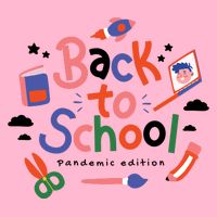 Back To School Pandemic Edition Women's V-Neck T-Shirt