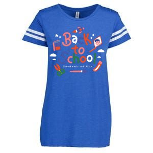 Back To School Pandemic Edition Enza Ladies Jersey Football T-Shirt