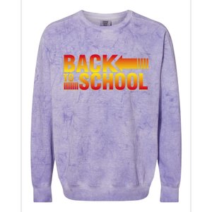 Back To School Parody Logo Colorblast Crewneck Sweatshirt