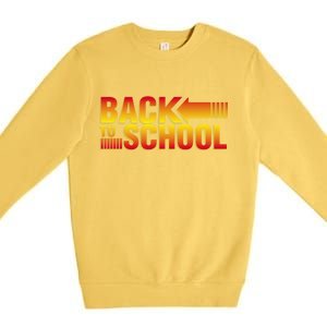 Back To School Parody Logo Premium Crewneck Sweatshirt