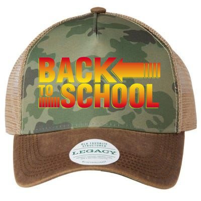 Back To School Parody Logo Legacy Tie Dye Trucker Hat