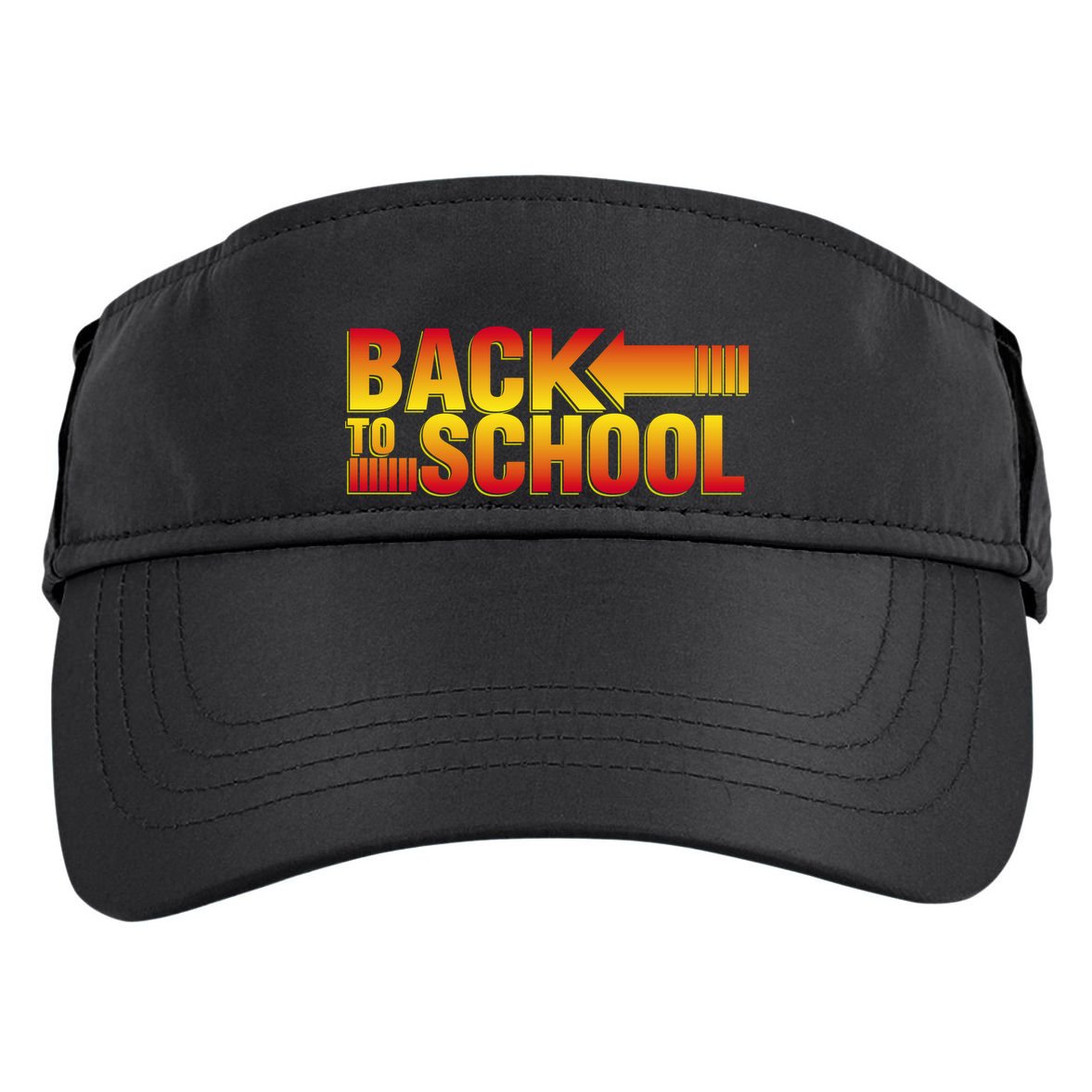 Back To School Parody Logo Adult Drive Performance Visor