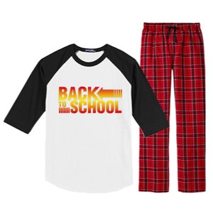 Back To School Parody Logo Raglan Sleeve Pajama Set