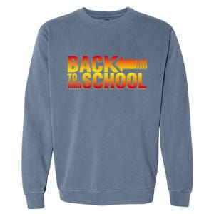 Back To School Parody Logo Garment-Dyed Sweatshirt