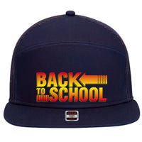 Back To School Parody Logo 7 Panel Mesh Trucker Snapback Hat