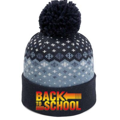 Back To School Parody Logo The Baniff Cuffed Pom Beanie