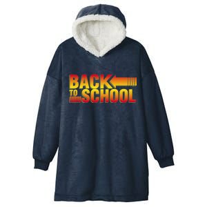 Back To School Parody Logo Hooded Wearable Blanket