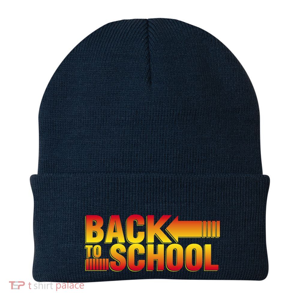 Back To School Parody Logo Knit Cap Winter Beanie