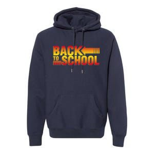 Back To School Parody Logo Premium Hoodie