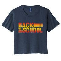 Back To School Parody Logo Women's Crop Top Tee