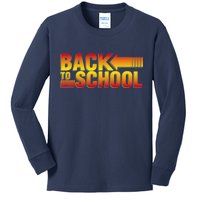 Back To School Parody Logo Kids Long Sleeve Shirt