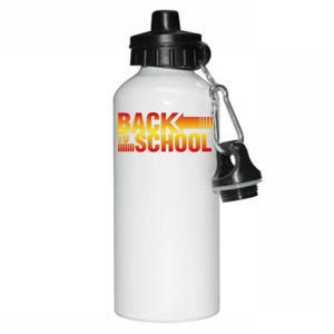 Back To School Parody Logo Aluminum Water Bottle