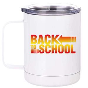 Back To School Parody Logo 12 oz Stainless Steel Tumbler Cup