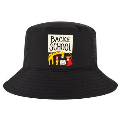 Back To School Stay Safe Animal Cool Comfort Performance Bucket Hat