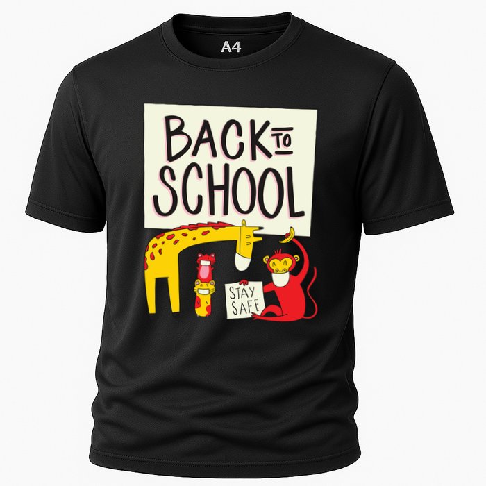 Back To School Stay Safe Animal Cooling Performance Crew T-Shirt