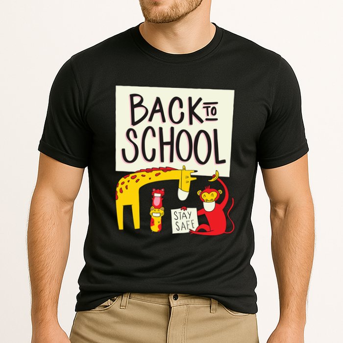 Back To School Stay Safe Animal Cooling Performance Crew T-Shirt