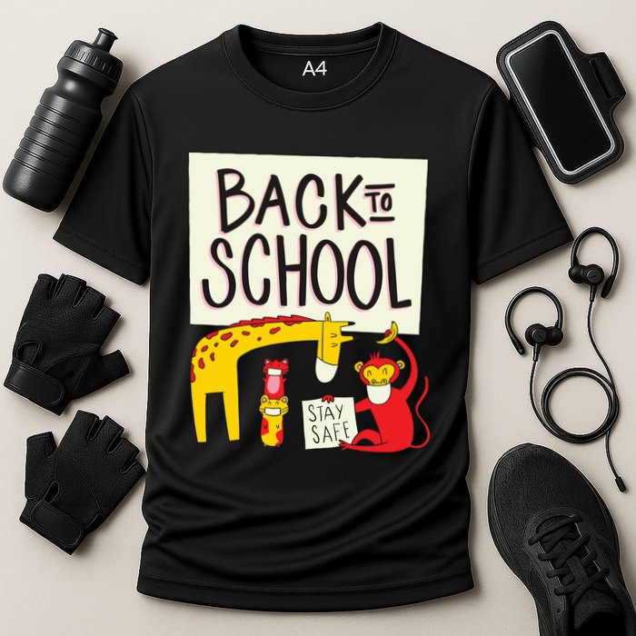Back To School Stay Safe Animal Cooling Performance Crew T-Shirt
