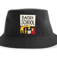 Back To School Stay Safe Animal Sustainable Bucket Hat