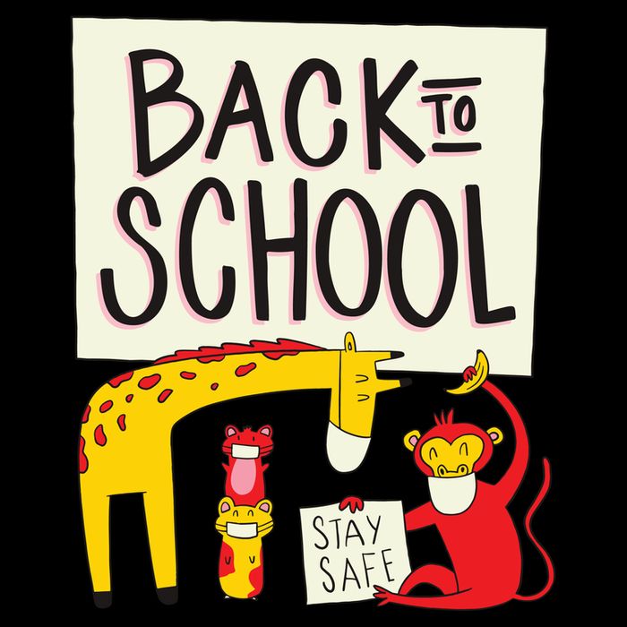 Back To School Stay Safe Animal Sustainable Bucket Hat