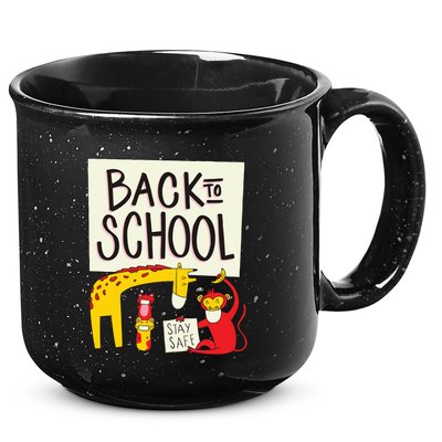 Back To School Stay Safe Animal 15oz Campfire Ceramic Mug