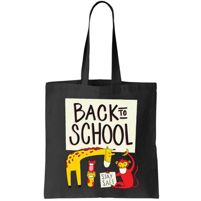 Back To School Stay Safe Animal Bag