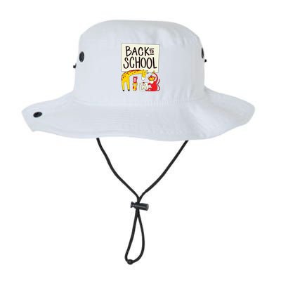 Back To School Stay Safe Animal Legacy Cool Fit Booney Bucket Hat