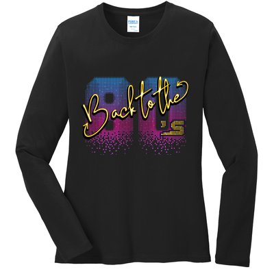Back To The Eighties  Ladies Long Sleeve Shirt