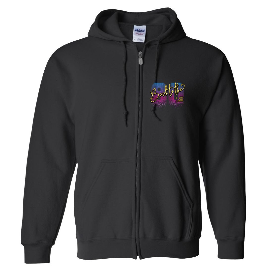 Back To The Eighties  Full Zip Hoodie