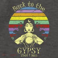 Back To The Gypsy I Was Vector Backpack