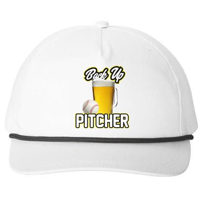 Back Up Pitcher Snapback Five-Panel Rope Hat