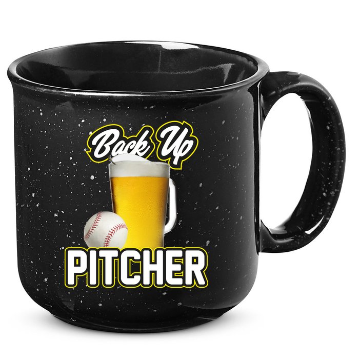 Back Up Pitcher 15oz Campfire Ceramic Mug