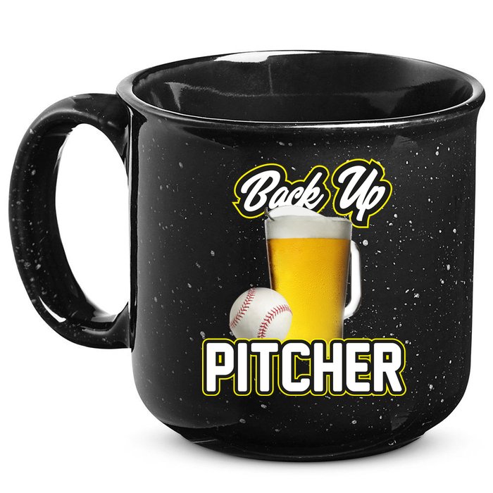 Back Up Pitcher 15oz Campfire Ceramic Mug