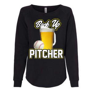 Back Up Pitcher Womens California Wash Sweatshirt