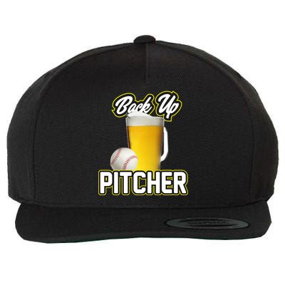 Back Up Pitcher Wool Snapback Cap