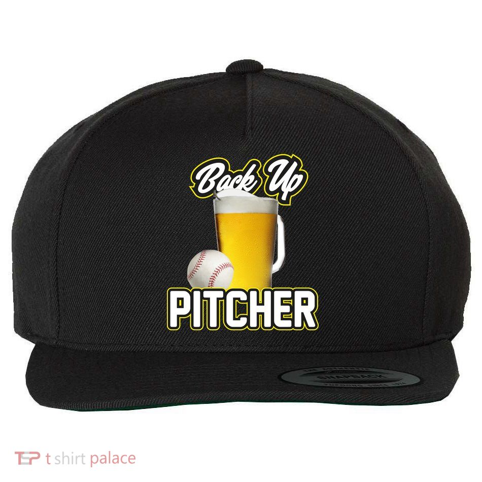 Back Up Pitcher Wool Snapback Cap