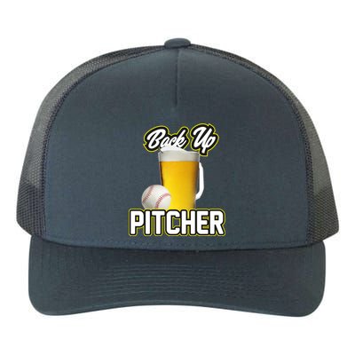 Back Up Pitcher Yupoong Adult 5-Panel Trucker Hat