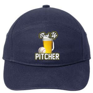 Back Up Pitcher 7-Panel Snapback Hat