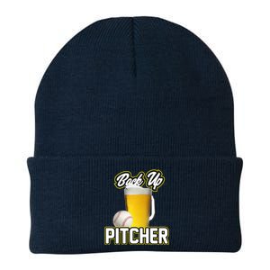 Back Up Pitcher Knit Cap Winter Beanie