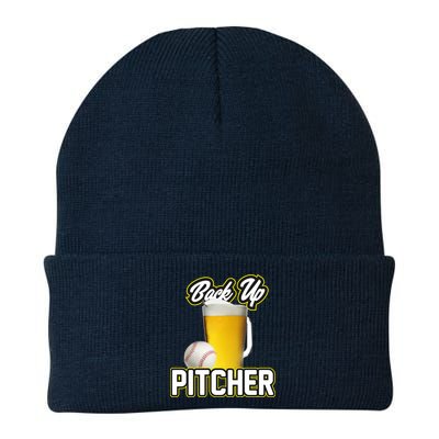 Back Up Pitcher Knit Cap Winter Beanie