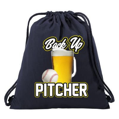 Back Up Pitcher Drawstring Bag