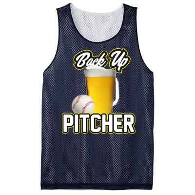 Back Up Pitcher Mesh Reversible Basketball Jersey Tank