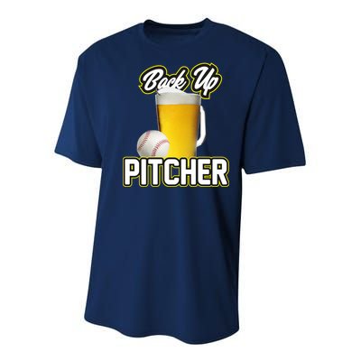 Back Up Pitcher Youth Performance Sprint T-Shirt
