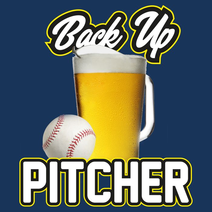 Back Up Pitcher Baby Bodysuit