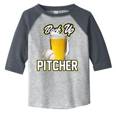 Back Up Pitcher Toddler Fine Jersey T-Shirt