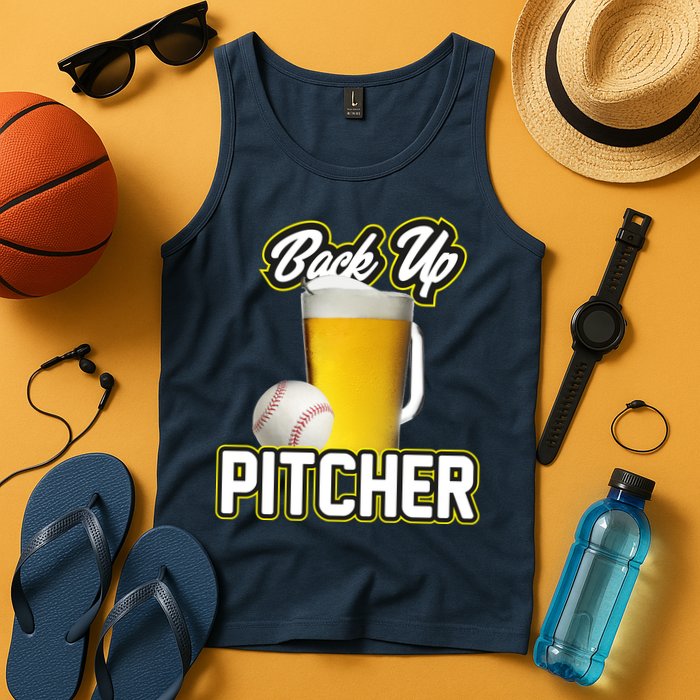 Back Up Pitcher Tank Top