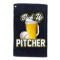 Back Up Pitcher Golf Towel